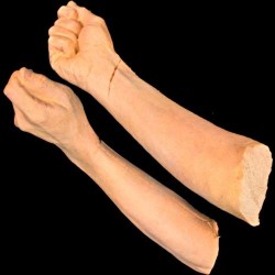 FIST MALE HANDS-PAIR-FRESH FINISH